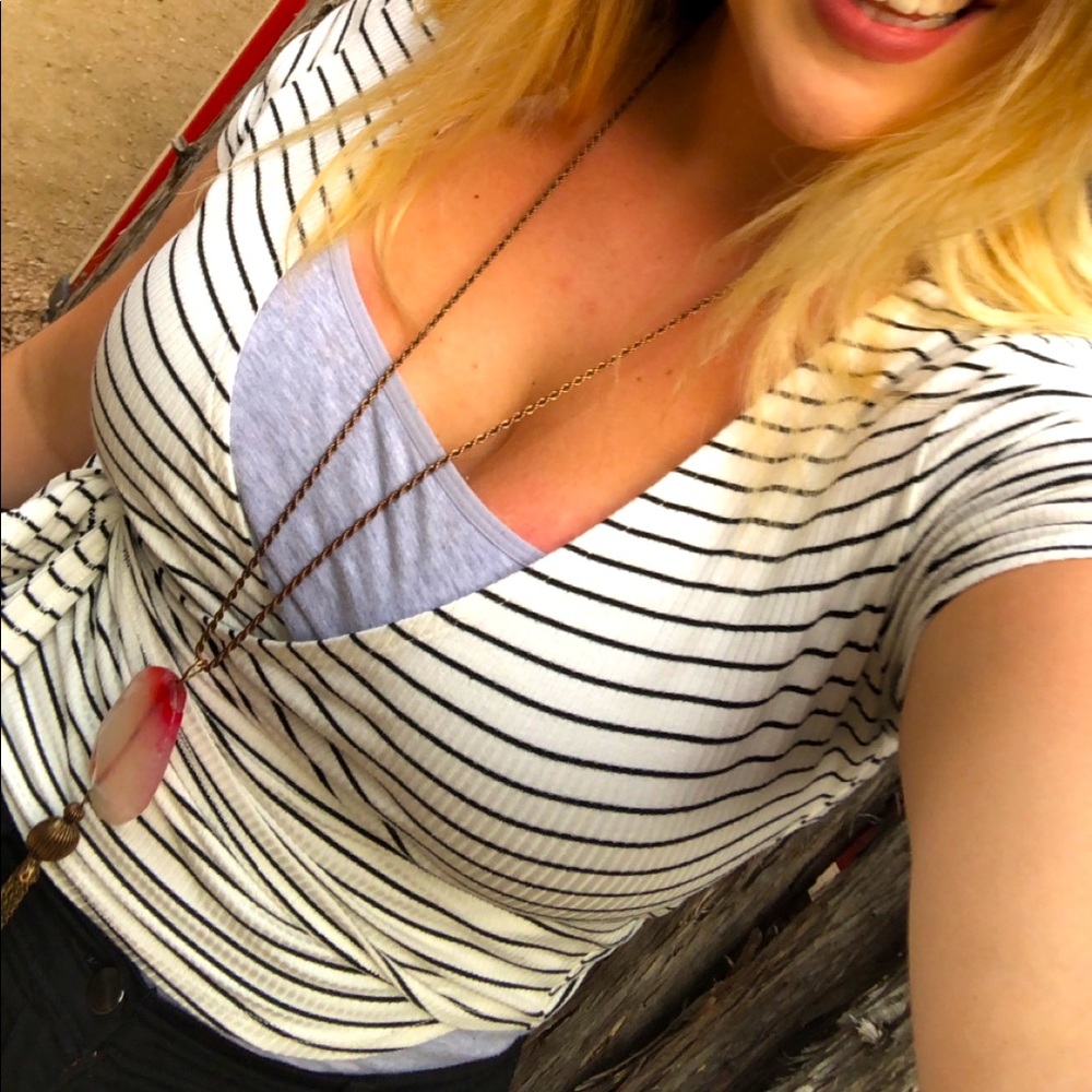 Cute wrap top